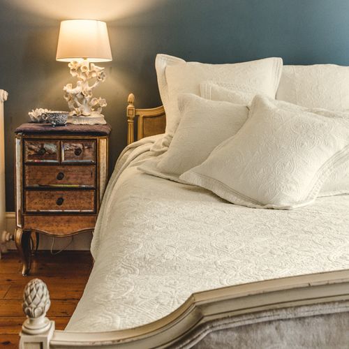 Burford Cream Bedspreads