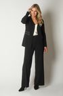 Blazer with Decorative Zip Pockets