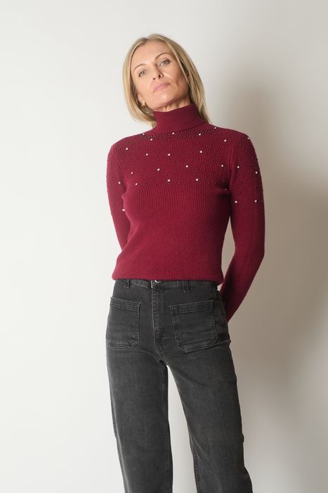Embellished Roll Neck Jumper