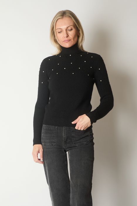 Embellished Roll Neck Jumper