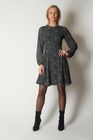Tie-Waist Dress with Nature Print