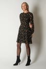 Tie-Waist Dress with Nature Print