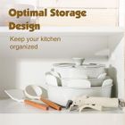 Sensarte Detachable Handle Nonstick Pots s and Pans Set - White