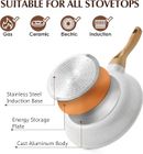 Sensarte Natrual Ceramic Nonstick Pots and Pans Set