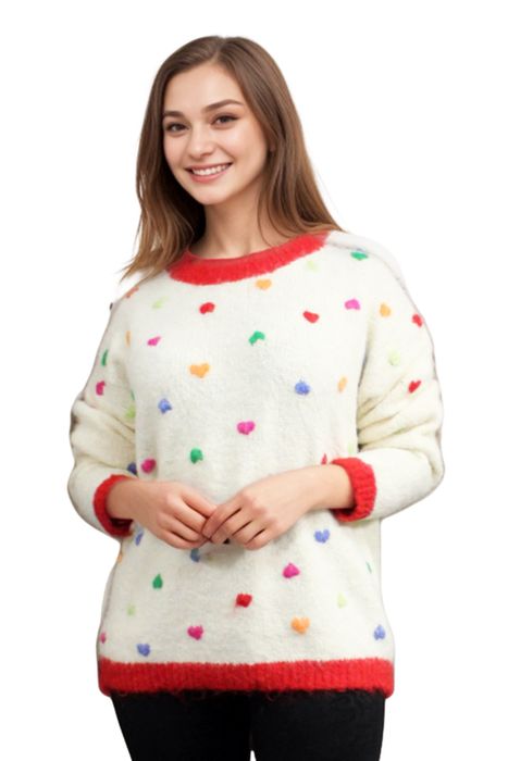 Cozy Heart Latest Knit Sweater