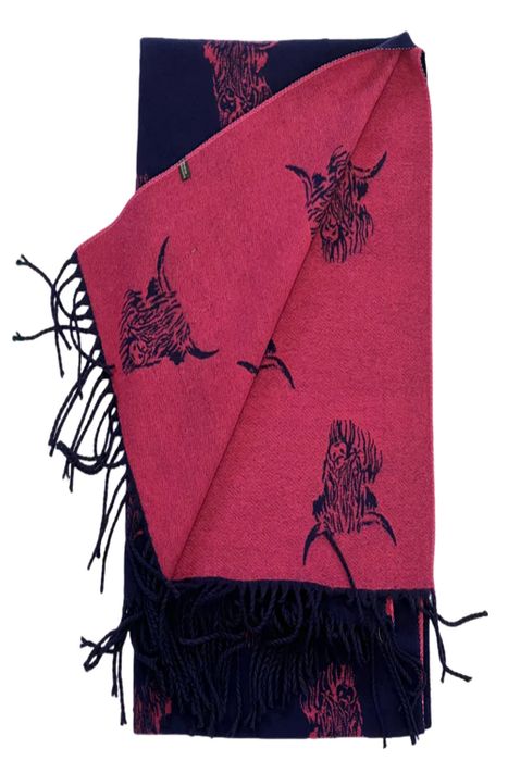 Reversible Casmere blend Scarf