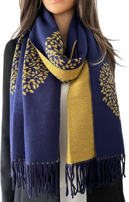Reversible Casmere blend Scarf