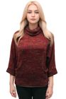 Rainbow Fleck Soft Knit Poncho