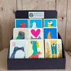 WOODEN POSTCARDS + WOODEN STAND