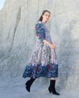 Snow white scalloped Maxi dress