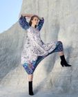 Snow white scalloped Maxi dress