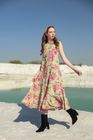 Green summery tier Maxi dress