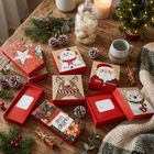 Festive Christmas Gift Card Boxes - Pack of 4