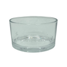 A Clear View Refillable Candle Dish