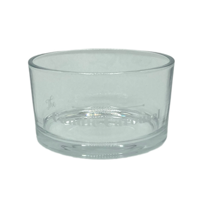 A Clear View Refillable Candle Dish
