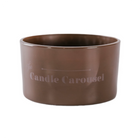 Fairground Brown Refillable Candle Dish