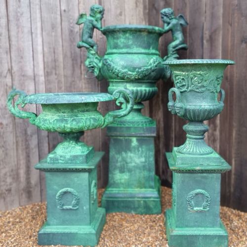 Cast Iron Vases and Planters