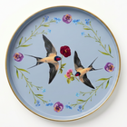 Lisa Beaumont Design - Swooping Swallows Enamel Tray (SKU: SST1)