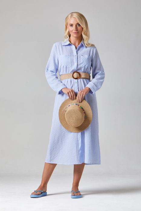 Amara Seersucker Dress