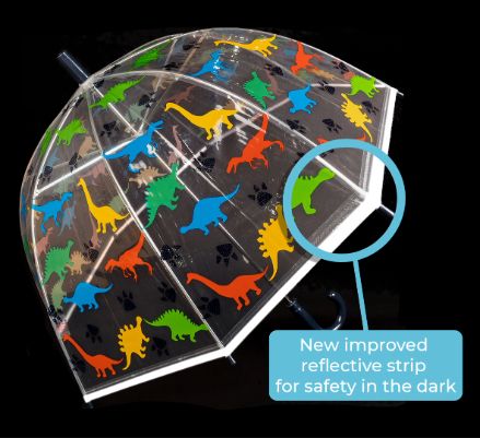 Kids Umbrella with Safety Reflective Strip