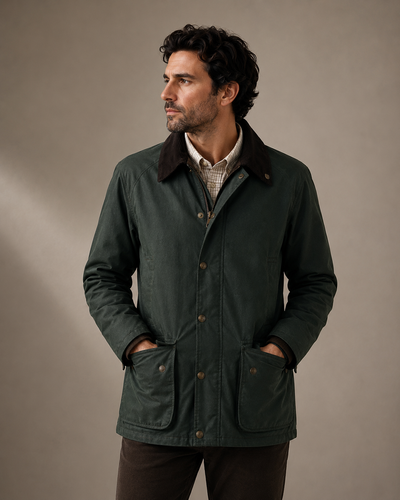 W01 - Mens Waxed Countryman Coat