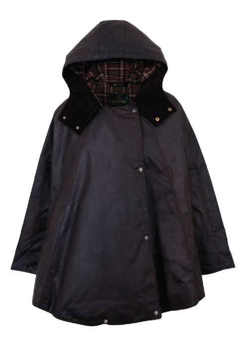 W16 - Ladies Wax Hooded Cape