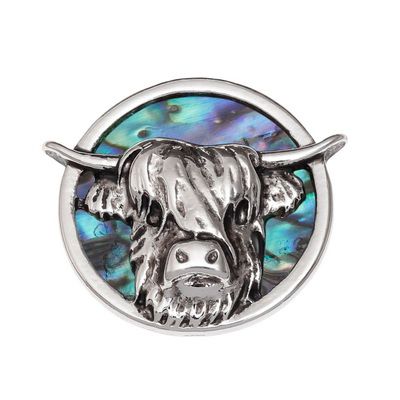 TJ729 Highland Cow Necklace