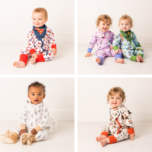 Zip Rompers & Bibs