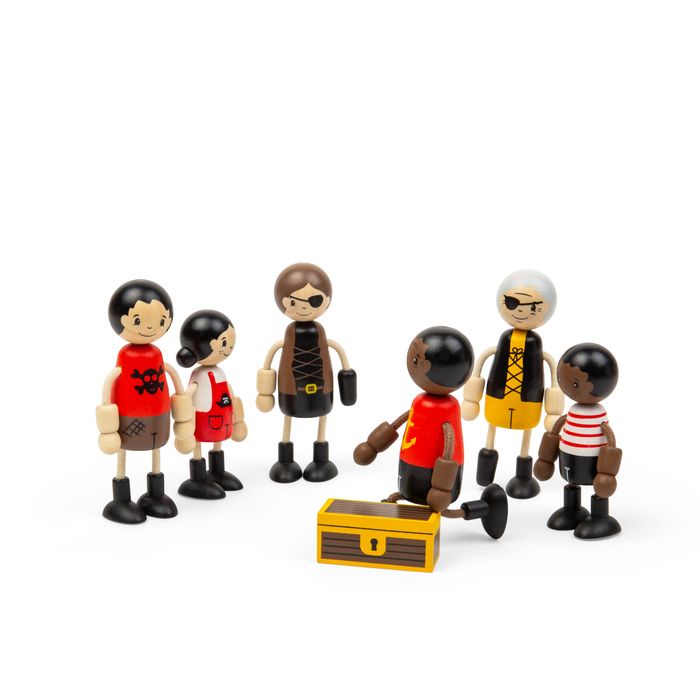 Bigjigs Toys Wooden Dolls