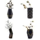 Hand painted glass vase