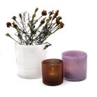 Glass candle jar