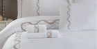 Embroidered Cotton Satin, Hotel Textile