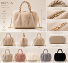 Luxury Faux Fur Handbag