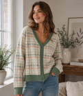 Vintage-Inspired Knit Cardigan
