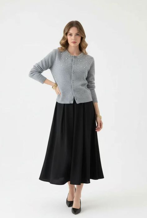 Vintage-Inspired Knit Cardigan