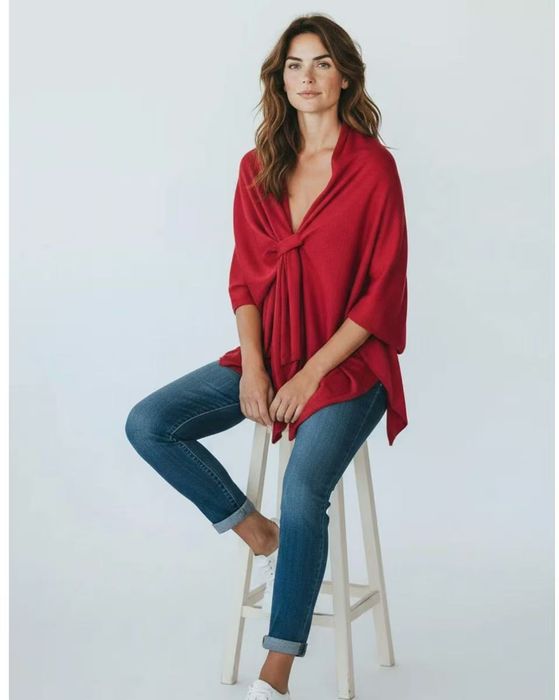 Women’s Soft Knit Wrap Poncho