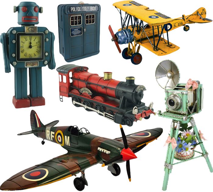 Nostalgia & Metal Tin Plate Models