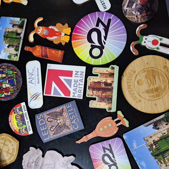 Wooden Shaped UV-printed Magnets