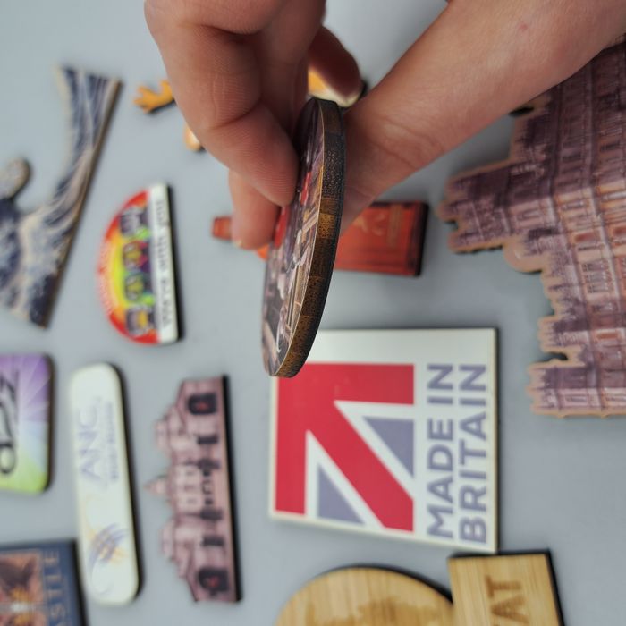 Wooden Shaped UV-printed Magnets