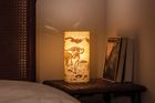 Cylinder Shape Fabric Lamps