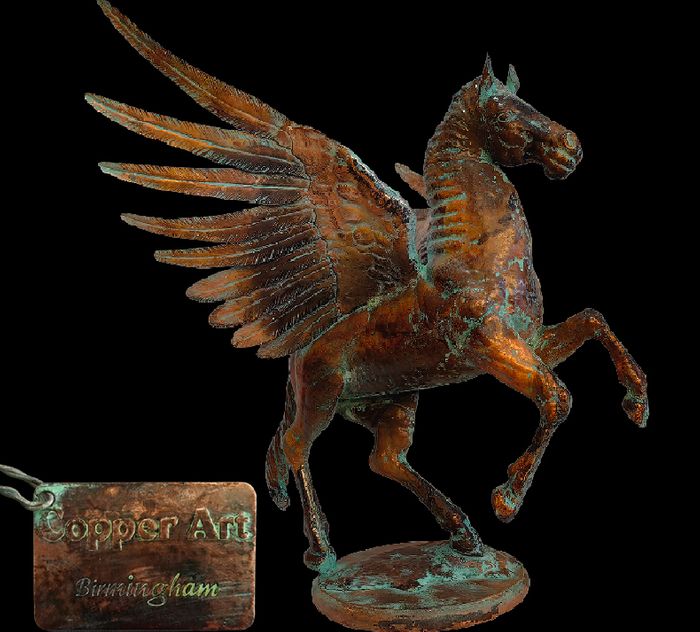 Copper Art - Classical Sculpture in Antique Copper Finish