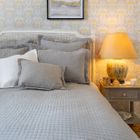 Melbury Bedspread Collections - French Grey and Olive Green