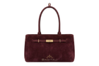 F302 Genuine Leather Suede Shoulder Bag