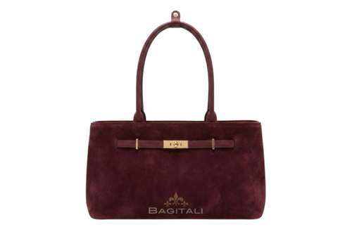 F302 Genuine Leather Suede Shoulder Bag