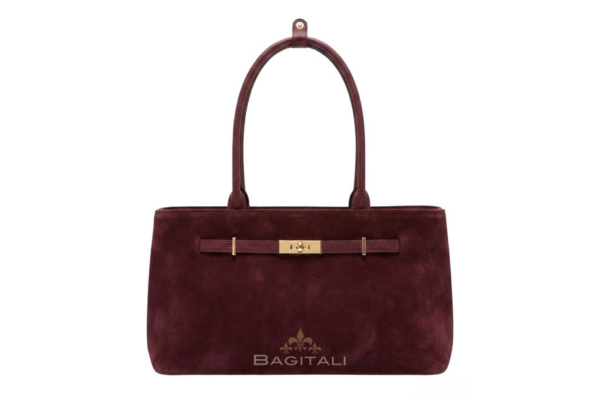 F302 Genuine Leather Suede Shoulder Bag