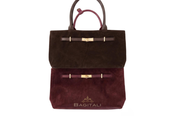 F302 Genuine Leather Suede Shoulder Bag