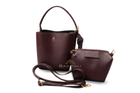 R907 Genuine Leather Bucket Top Handle Bag