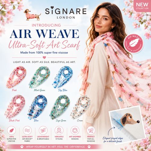 Signare London | Introducing Signare 2027 Ultra Soft Art Scarf