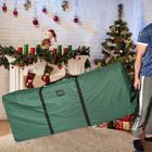 Heavy-Duty 600D Rolling Christmas Tree Storage Bag with Reinforced Wheels