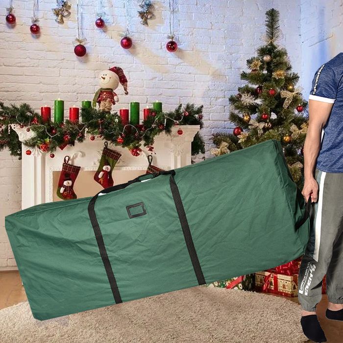Heavy-Duty 600D Rolling Christmas Tree Storage Bag with Reinforced Wheels
